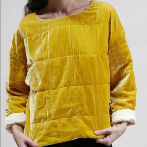 Tortellini quilted top in lemon by TELA